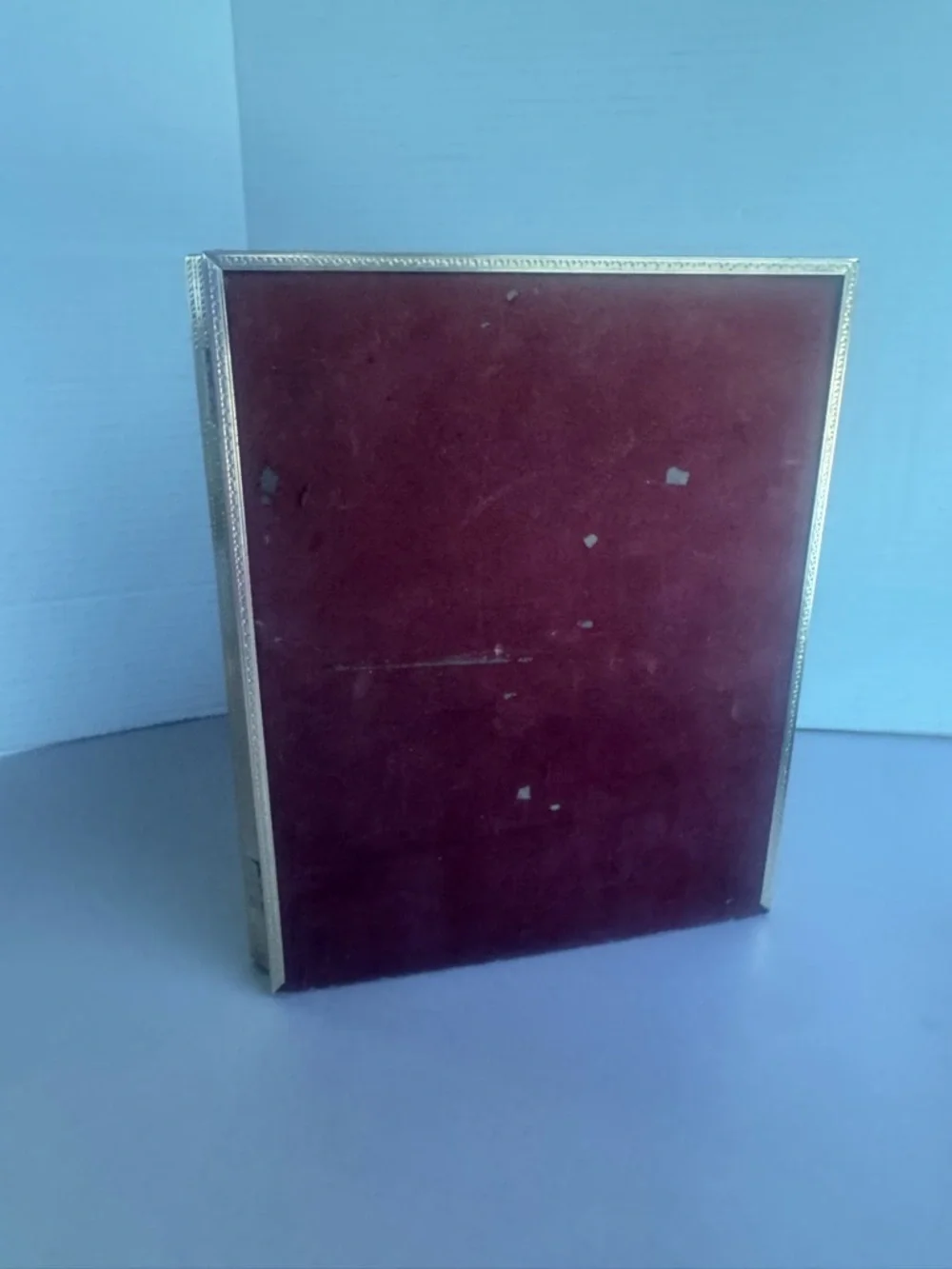 Vintage Brass Hinged Double Photo Frame